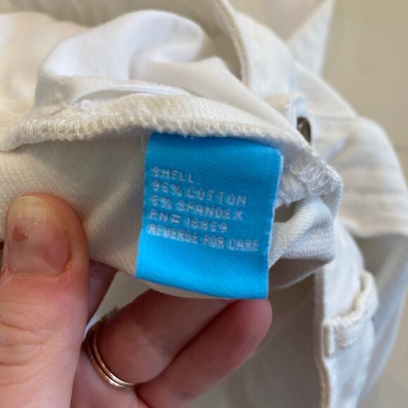 J. McLaughlin White Skinny Jeans Pants size 2 - Picture 6 of 10